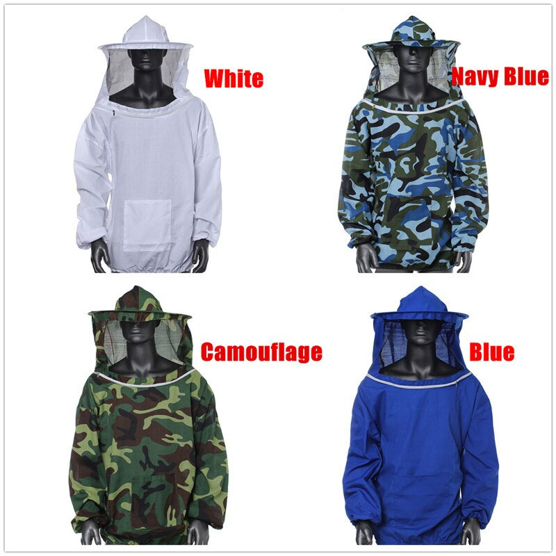 Salopetă pentru apicultor anti-vârf Îmbrăcăminte de protecție pentru vârf Salopetă de protecție împotriva albinelor Haine respirabilă pentru albine Camuflaj pentru apicultura