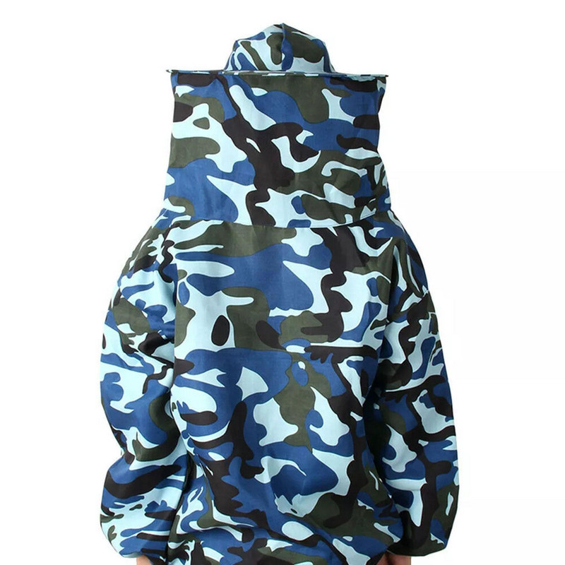 Jachetă de protecție pentru apicultura Costum de haină Apicultura Apicultor Costum respirabil Îmbrăcăminte Voal Echipat Pălărie Rochie Haine cu Sl O2R9