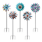 Sodo vėjo suktukas metalinis vėjo malūnas 360 laipsnių besisukančios vėjo skulptūros ir suktukai Kiemo menas 360 laipsnių besisukantys vėjo gaudyklės Multi