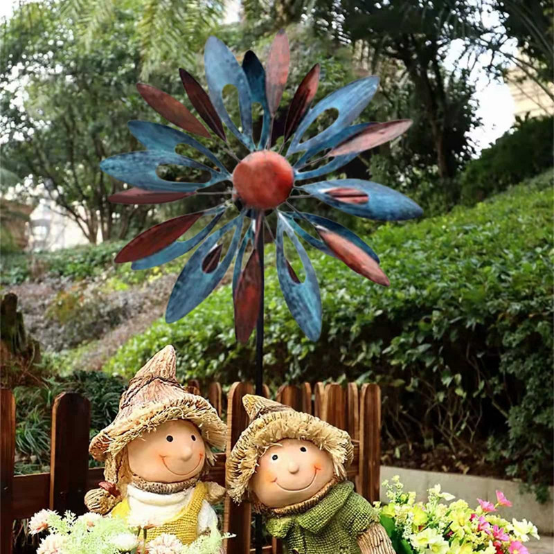 Sodo vėjo suktukas Vėjo suktukas lauko metalinis kinetinis vėjo suktukas lauko kiemo kiemo vejos dekoravimui kiemo menas