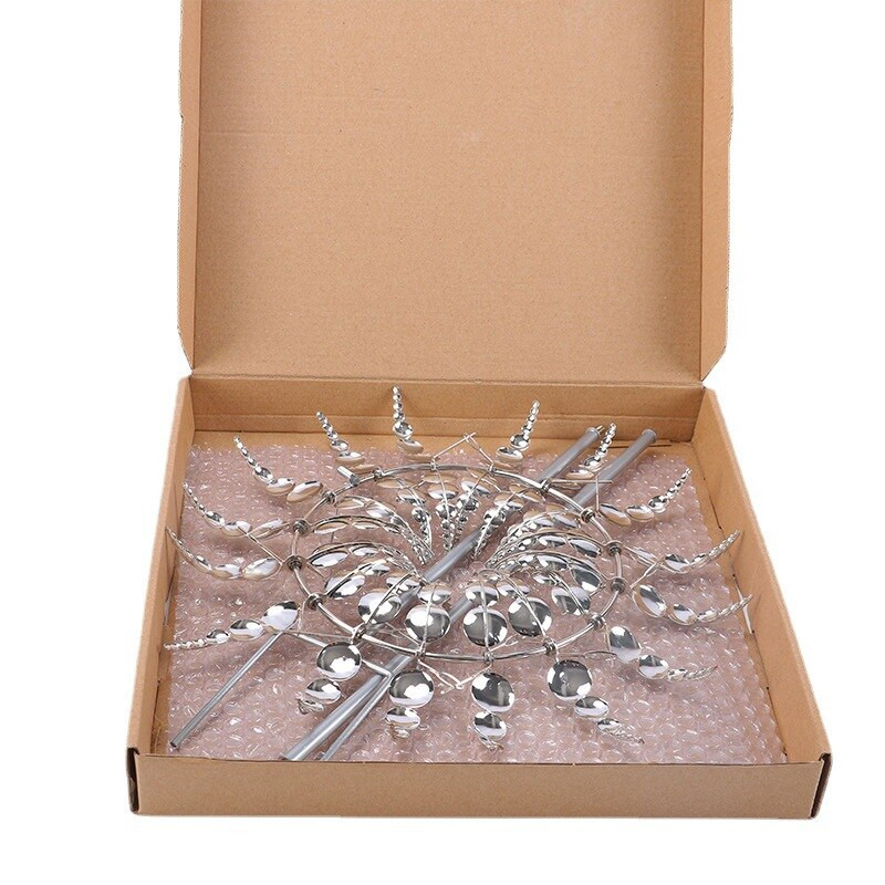 Nauji lauko stebuklingi metaliniai vėjo malūnai Vėjo suktukai Vėjo gaudyklės Kiemo kiemo sodo dekoravimas Kūrybinis vėjo malūnų pristatymas