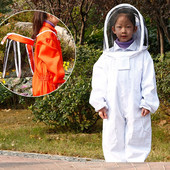Țesătură de bumbac Costum pentru apicultură pentru copii Costum pentru apicultura pentru copii Țesătură confortabilă și respirabilă Îmbrăcăminte de protecție pentru apicultura