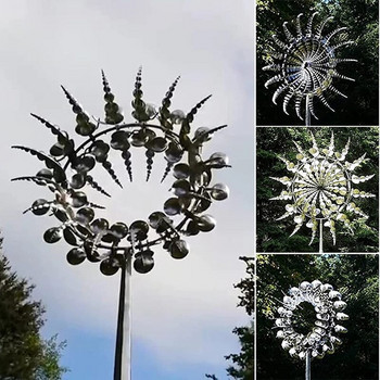 And Unique Exotic Wind Spinners Garden Lawn Magical New Windmill 2021 Yard Dynamic Patio Decoration Wind Catchers Outdoor Metal