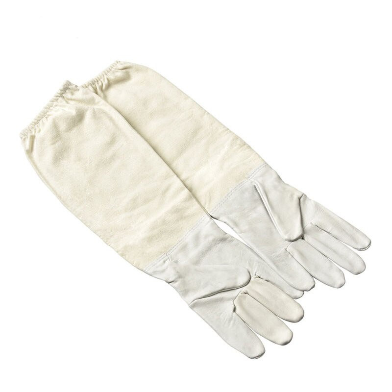 1 rinkinys Bitininko bičių kostiumo rūbai + bitininkystei apsauginės ožkos pirštinės Pilka unisex bitininkystė apsauginiai drabužiai