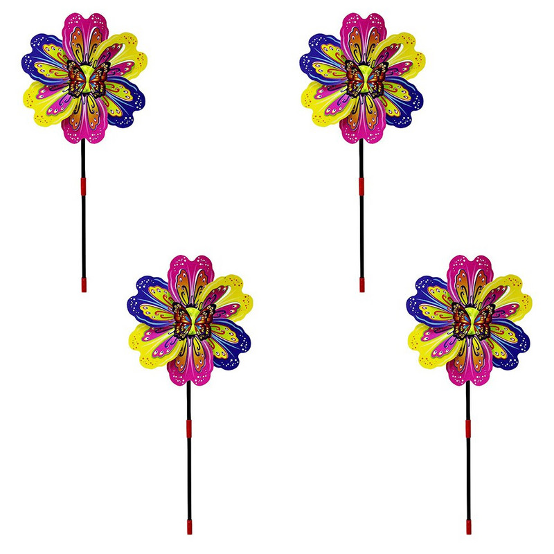 Veterník, veterná záhrada, veterníky, vonkajší lapač rán, veterný mlyn, dekoratívne kolíky, deti, slnečnica