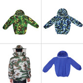 Bitininko kostiumas Apsauginis kostiumas bitininkystei Apsauginis kostiumas Drabužiai Striukė Praktiški apsauginiai bitininkystės drabužiai Šydas Suknelė su skrybėle Aprangos kostiumas