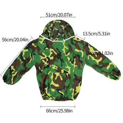 Bitininko kostiumas Apsauginis kostiumas bitininkystei Apsauginis kostiumas Drabužiai Striukė Praktiški apsauginiai bitininkystės drabužiai Šydas Suknelė su skrybėle Aprangos kostiumas