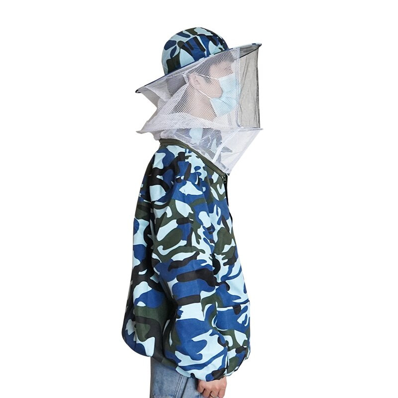 Bitininko kostiumas Apsauginis kostiumas bitininkystei Apsauginis kostiumas Drabužiai Striukė Praktiški apsauginiai bitininkystės drabužiai Šydas Suknelė su skrybėle Aprangos kostiumas