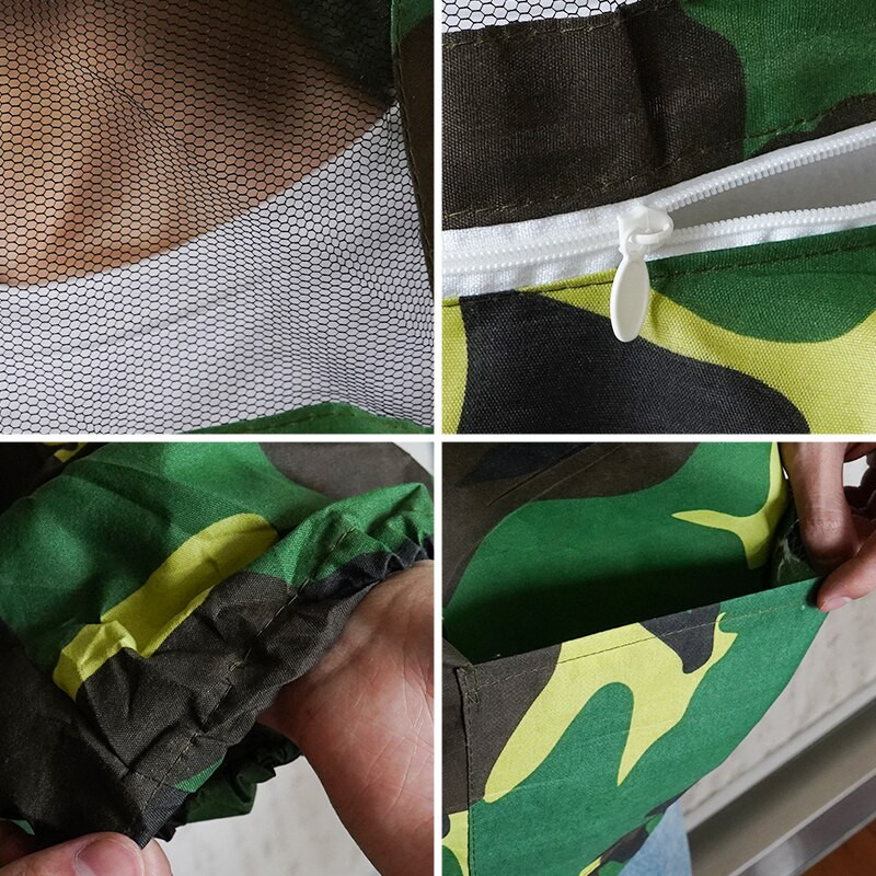 Bitininko kostiumas Apsauginis kostiumas bitininkystei Apsauginis kostiumas Drabužiai Striukė Praktiški apsauginiai bitininkystės drabužiai Šydas Suknelė su skrybėle Aprangos kostiumas