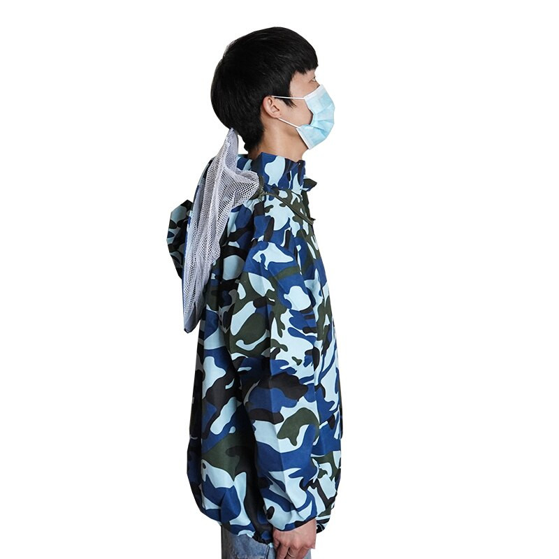 Méhészeti védőruha Ruha Kabát Méhészruha Praktikus Védő Méhészeti Ruha Fátyol ruha Kalappal Equip Ruha