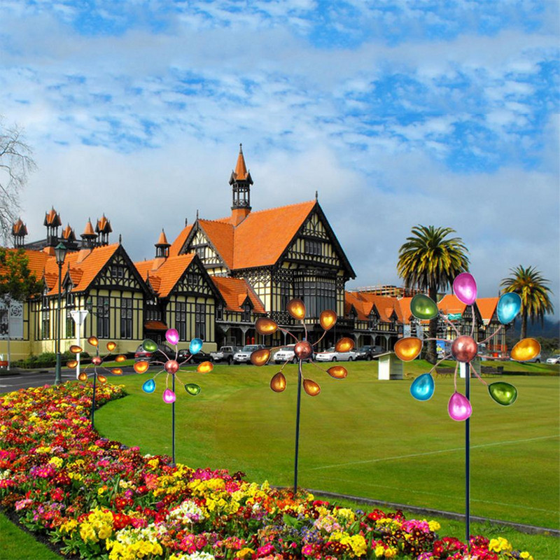 Veterný mlyn s kovovou dekoráciou, 35,43 palca, kinetická veterná záhradná socha, dekorácia trávnika, ozdoby na vonkajšiu záhradu a terasu.