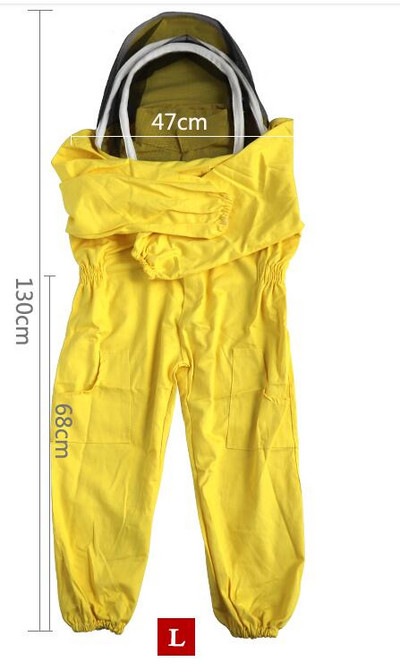 1 rinkinys Bitininkystei Viso kūno apranga Profesionalūs bitininkai Drabužiai Bičių apsauga Bitininkystės kostiumas Suknelė su šydu