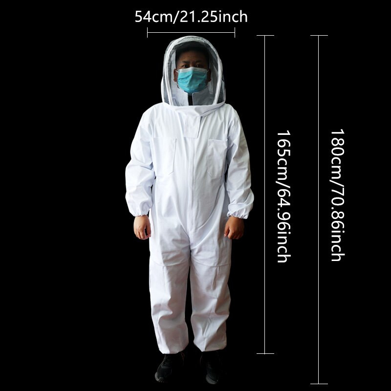 1 rinkinys Bitininkystei Viso kūno apranga Profesionalūs bitininkai Drabužiai Bičių apsauga Bitininkystės kostiumas Suknelė su šydu