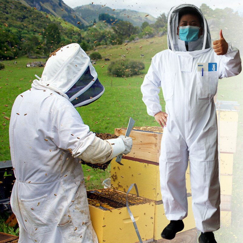 1 rinkinys Bitininkystei Viso kūno apranga Profesionalūs bitininkai Drabužiai Bičių apsauga Bitininkystės kostiumas Suknelė su šydu