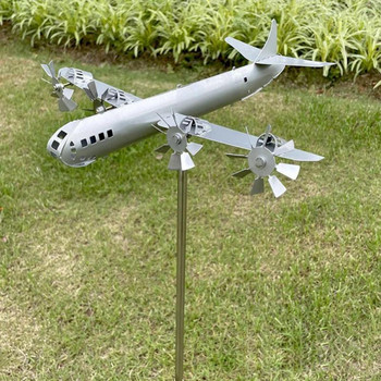 B-29 Super Fortress Aircraft Pinwheels Personalized Courtyard Windmill Bird Gardening Wind Spinners Διακόσμηση κήπου διακοπών