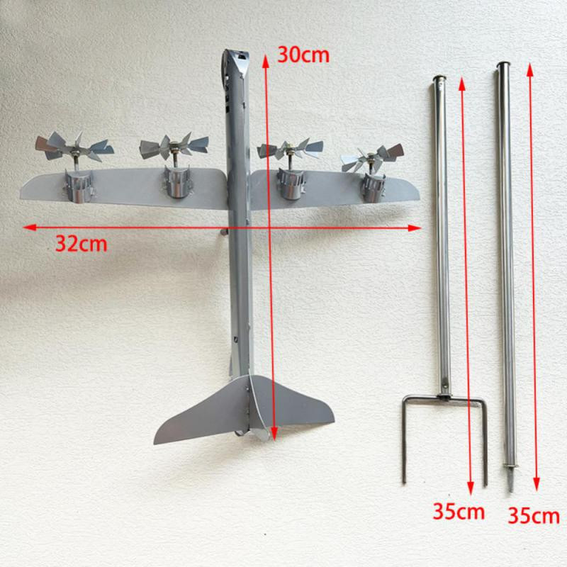 B-29 Super Fortress orlaivio pinwheels asmeninis kiemo vėjo malūnas paukščių sodininkystė vėjo suktukai šventinis sodo dekoravimas