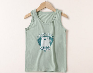 Laisvalaikio stiliaus apatinis kaklelis su aplikacijomis berniukams