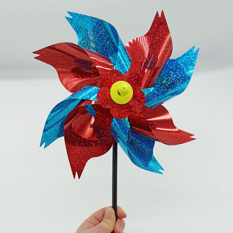 Veterník Veterníky Reflexný Vtáčí Veterný Mlyn Záhrada Dúhový Trávnik Veterné Párty Odstrašujúci Záhradný VtákDekoráciaFarebnýMini