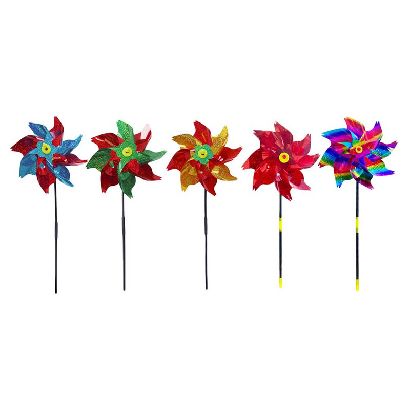 Veterník Veterníky Reflexný Vtáčí Veterný Mlyn Záhrada Dúhový Trávnik Veterné Párty Odstrašujúci Záhradný VtákDekoráciaFarebnýMini