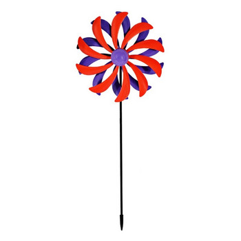 Wind Spinners διπλών στρωμάτων Lawn Pinwheels Windmill Party Pinwheel Wind Spinner