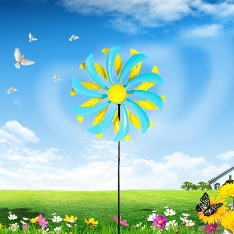 Dvojvrstvové veterné rotačné veterníky, veterné rotačné veterníky na trávnik, veterné mlyny, párty veterníky