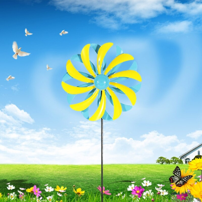 Dvojvrstvové veterné rotačné veterníky, veterné rotačné veterníky na trávnik, veterné mlyny, párty veterníky