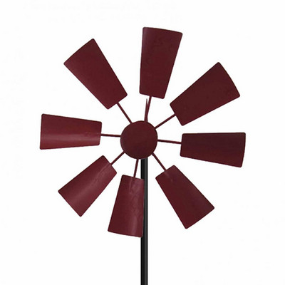Sodo pinwheels rankų darbo kraštovaizdžio kūrimo nešiojamas lauko kuolas geležinis vejos vėjo malūnas Sodo dekoratyvinis vėjo suktukas terasai