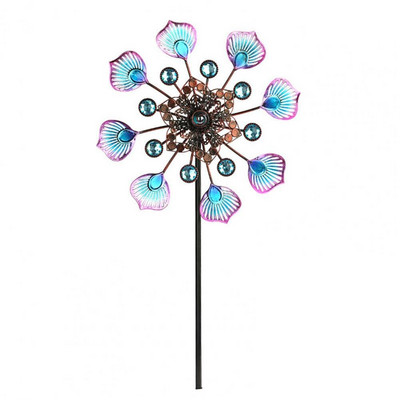 Atraktívna socha veterného mlyna, pútavá prenosná remeselná výroba veterného mlyna na dekoráciu, displej s veterným mlynom