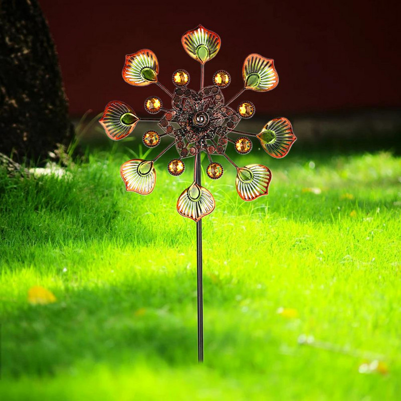 Atraktívna socha veterného mlyna, pútavá prenosná remeselná výroba veterného mlyna na dekoráciu, displej s veterným mlynom