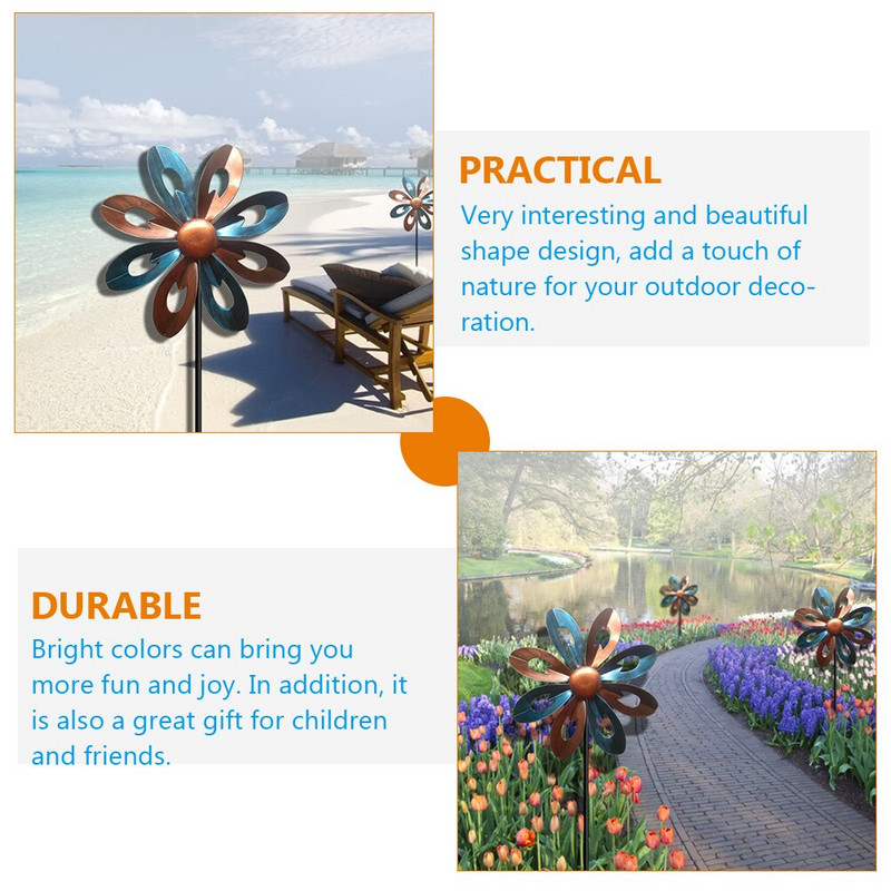 Veterný mlyn, veterná záhrada, veterník, kovová vonkajšia dekorácia, železná ozdoba, socha, kolík, záhradná socha, dekorácia, kvetinové veterníky, kolíky.