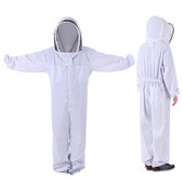 Visiškai apsaugotas bitininkystės kostiumas Profesionalūs bitininko drabužiai Kvėpuojantis bitininkystės kostiumas su gobtuvu, kurį lengva nešioti, bitininkystė