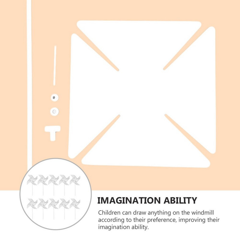 Veterníky Papierové DIY Detské veterníky Veterné mlyny Remeslá Remeslá Blankwhite Záhradná maľba Graffiti Kreslenie Hromadné Veterné mlyny Vietor Leto