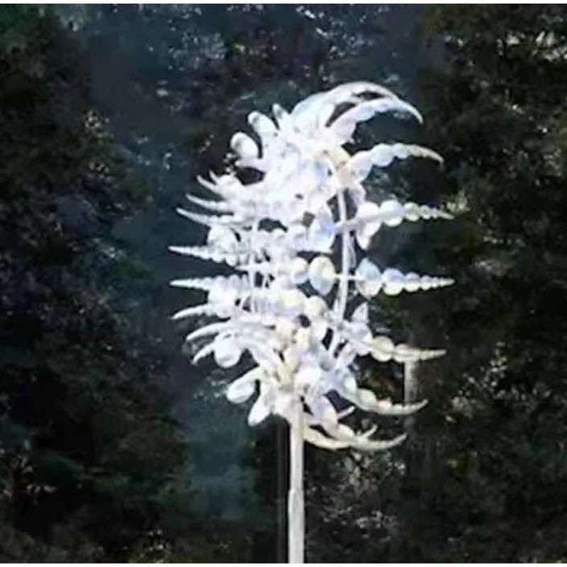 Unikalūs stebuklingi metaliniai vėjo malūnai, lauko vėjo suktukai, vėjo surinkėjai Kiemo kiemo kiemo vejos sodo dekoravimas lauke viduje