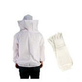 1 sada včelárskej bundy a rukavíc, včelársky oblek na včelársku bundu, ochranné oblečenie, včelárske vybavenie, včelárstvo