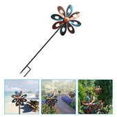 Veterný mlyn, veterná záhrada, veterník, kovová vonkajšia dekorácia, železná ozdoba, socha, kolík, záhradná socha, dekorácia, kvetinové veterníky, kolíky.