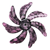 Didelis metalinis vėjo suktukas su sodo malūno vėjo skulptūra, skirta lauko kiemo kiemo vejai dekoruoti