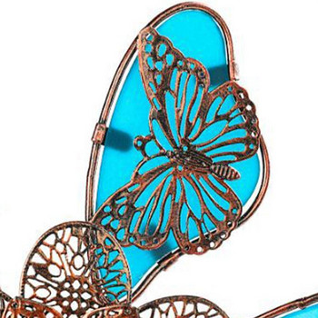 Φωτεινός Πεταλούδας Ανεμόμυλος Μεταλλικός Ανεμοστρόβιλος Για Χειροτεχνίες Κήπου Διακοσμητικά Εξωτερικών Χώρων Ανεμόμυλος Κήπος