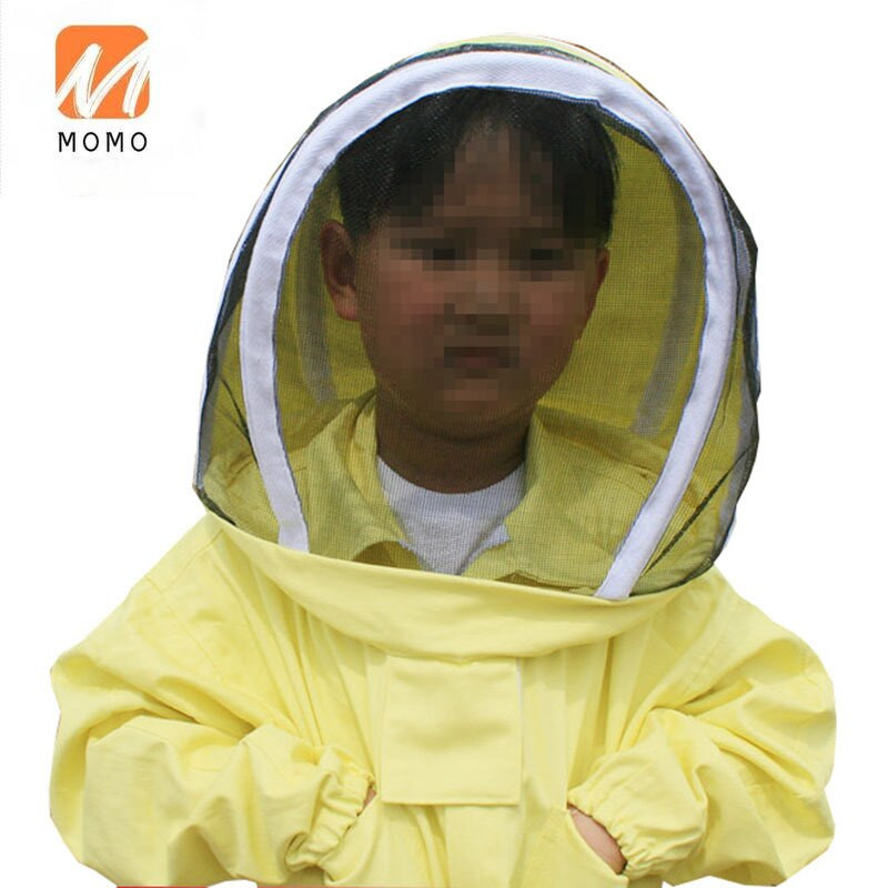 Drabužiai nuo bičių vaikams specialūs rūbai nuo bičių vaikiški vientisi drabužiai nuo bičių Bitininkystės įrankiai Kostiumas nuo bičių