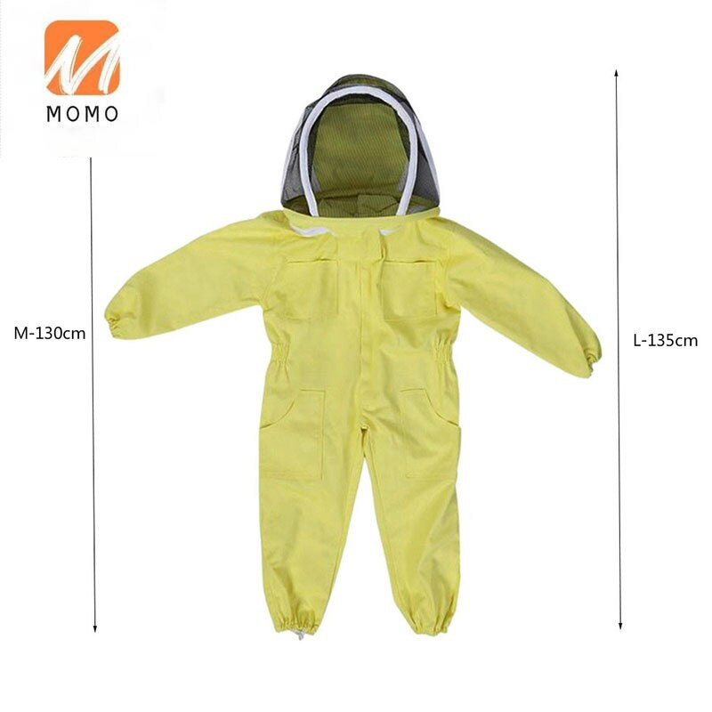 Drabužiai nuo bičių vaikams specialūs rūbai nuo bičių vaikiški vientisi drabužiai nuo bičių Bitininkystės įrankiai Kostiumas nuo bičių