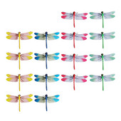 Dekorácia vážky, záhradná figúrka, zviera, ozdoba do zelenej miestnosti, figúrky, kolíky, dekorácie, dekoratívny, falošný model, umelý motýľ.