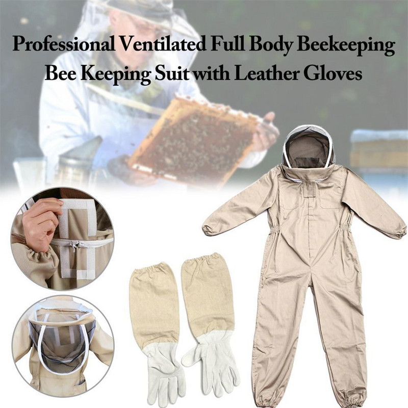 1 rinkinys Bitininkystei Bitininkui Kostiumas Bitininkystei Įranga Kostiumas Bičių apsauga Drabužiai Šydas Viso kūno apsauga Bitininkystei