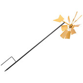 1 ks Veterný mlyn, dekoratívny veterný mlyn, dekoratívny železný veterný mlyn, záhradný zásuvný veterník, ozdoba na veterný mlyn