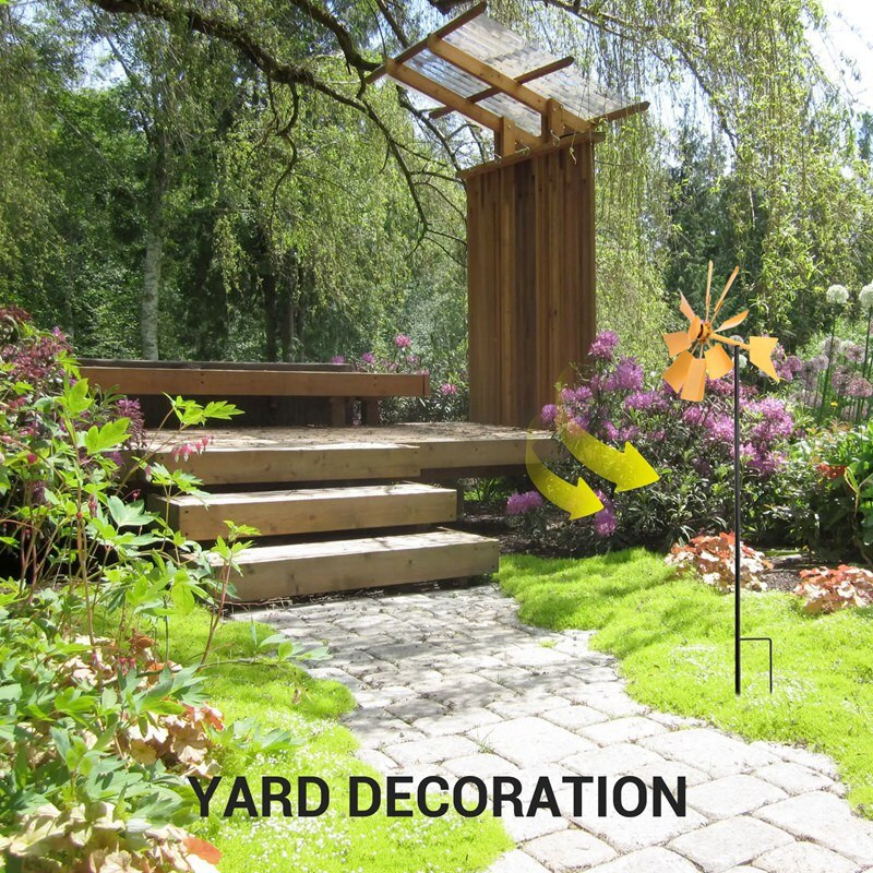 1 ks Veterný mlyn, dekoratívny veterný mlyn, dekoratívny železný veterný mlyn, záhradný zásuvný veterník, ozdoba na veterný mlyn