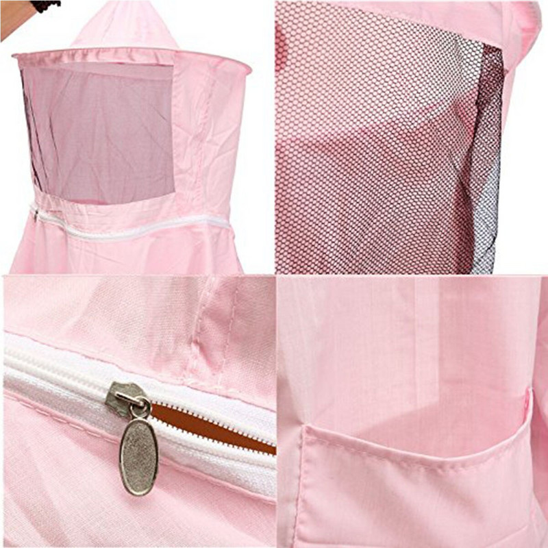 Bitininko striukė Bitininkystė Apsauginis striukės kostiumas su šydu profesionaliems ir pradedantiesiems bitininkams