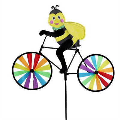 3D голямо животно Пчела Вятърна мелница Въртяща се въртележка Двор Градински декор Направи си сам Ръчно изработени занаяти Подаръци на открито Детска играчка