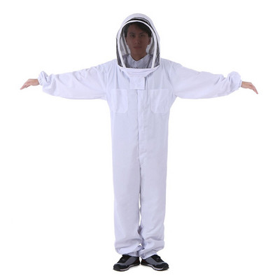 Profesionalus viso kūno bitininkystės drabužis Bičių apsaugos kostiumas su saugia skraiste, viso kūno įranga bitininkams L/XL/XXL