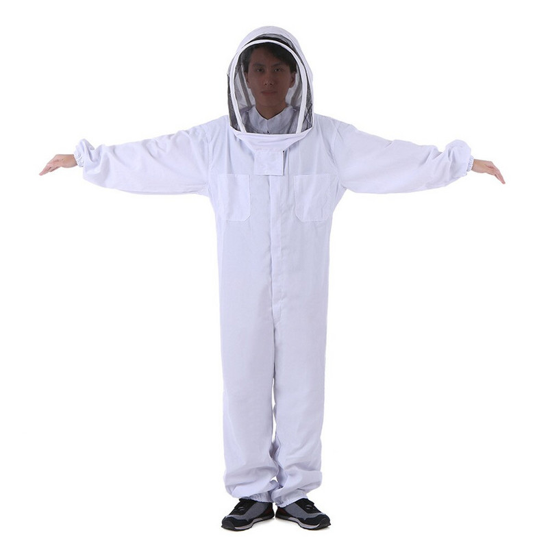 Profesionalus viso kūno bitininkystės drabužis Bičių apsaugos kostiumas su saugia skraiste, viso kūno įranga bitininkams L/XL/XXL