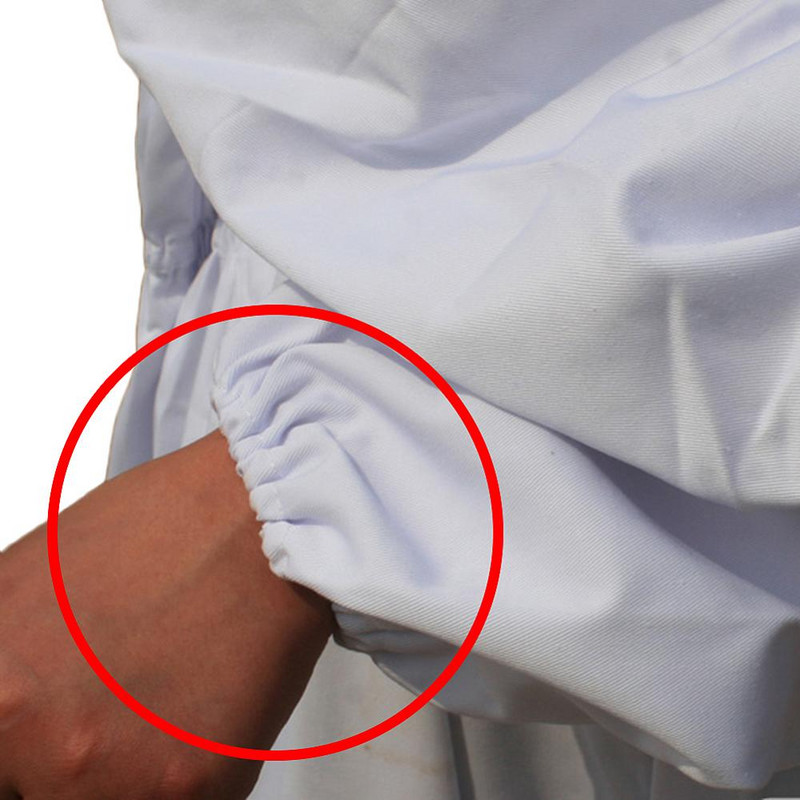 Baltas Anti Bičių Kostiumas Medvilnė Visas Bitininko Apsauginė Suknelė Kamufliažinė Bitininkystė Apranga Įrankiai Bičių kostiumas Kombinezonai Įranga