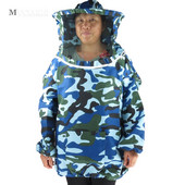 MUCIAKIE Čerstvé maskovacie ochranné oblečenie proti včelám, vetrané včelie obleky pre včelárov, mužov a ženy, včelárske oblečenie