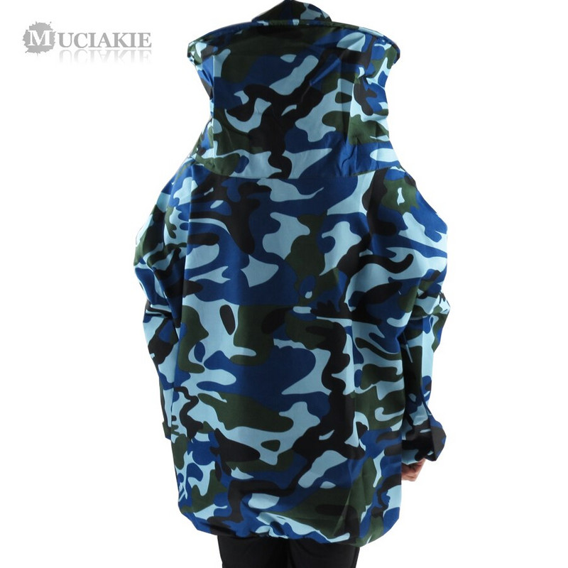 MUCIAKIE Čerstvé maskovacie ochranné oblečenie proti včelám, vetrané včelie obleky pre včelárov, mužov a ženy, včelárske oblečenie